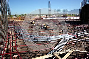 Electrical Conduit Runs in a Post-Tension Slab-on-Deck photo