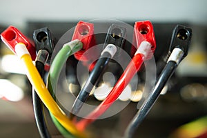 Electrical connectors for testing with wires