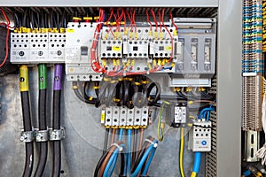 Electrical control panel photo