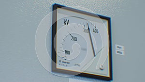 Electrical device for measuring voltage in Kilovolts.