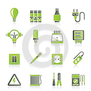 Electrical devices and equipment icons