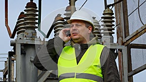 Electrical Engineer in the electric substation