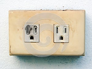 Electrical failure in power outlet
