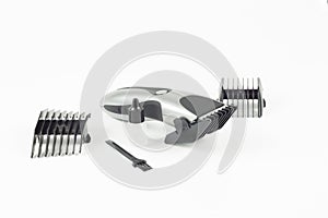 Electrical haircut machine and clips