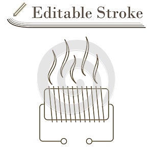 Electrical Heater Icon