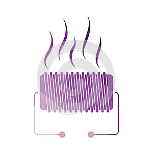 Electrical heater icon