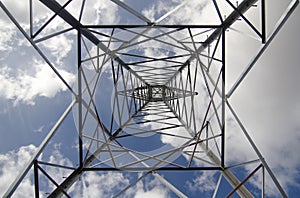 Electrical high tension tower in Mallorca