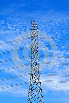 Electrical high-voltage metal pillar