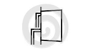Electrical Installation Tool black icon animation
