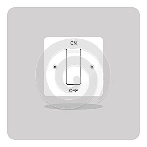 Electrical light switch On/Off icon.