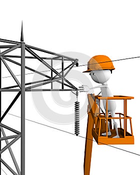 Electrical linemen photo