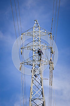 Electrical maintenance worker
