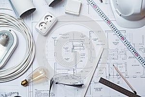 Electrical Master Equipment On House Plans.