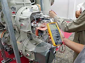 Electrical measurement for Potential transformer loop testing of GIS substation