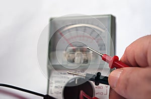 Electrical measuring with multimeter
