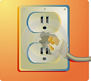 Electrical outlet photo