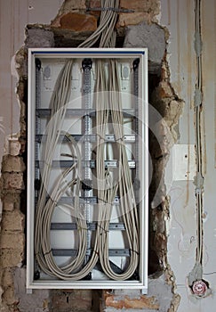 Electrical panel in building