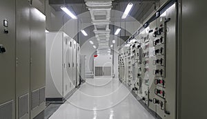 Electrical part and accessories in the  control cabinet