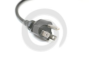 Electrical Plug Isolated photo