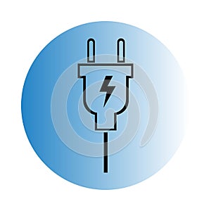 electrical plug Logo Template vector icon illustration design