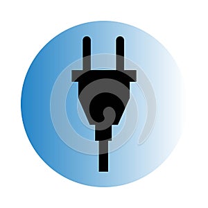 electrical plug Logo Template vector icon illustration design
