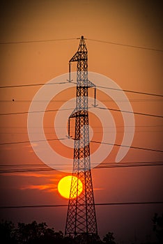 Electrical posts to the dawn