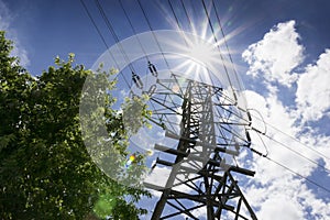 Electrical Power Grid In Summer