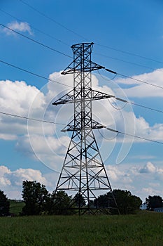 Electrical Power Lines Tower