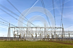 Electrical power station with sky