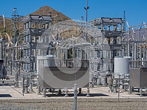 Electrical power transformers photo