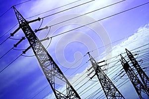 Electrical powerlines photo