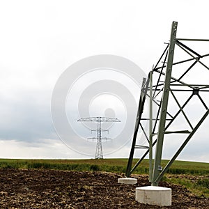 Electrical pylons photo