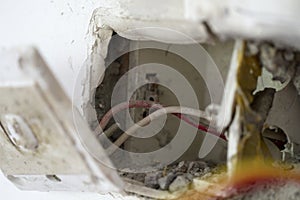 Electrical renovation work, Light Switch