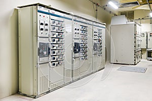 Electrical Room, medium and high voltage switcher, equipment