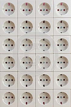 Electrical socket outlets texture