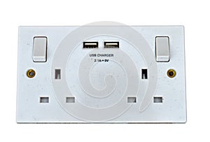 Electrical Socket With USB Charger Plugs