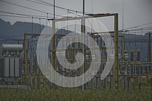 An electrical substation and electricity transformer