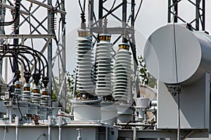 Electrical substation Elements, close up