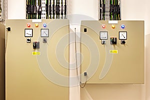 Electrical switch gear and circuit breakers that control heat, heat recovery, air conditioning, light and electrical power supply