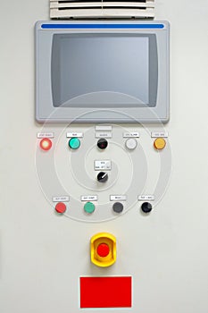 Electrical switchgear panel control, on plant and process