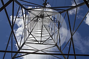 Electrical tower closeup