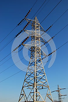 Electrical tower and wires