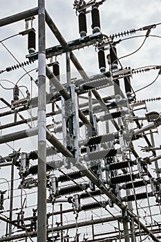 Electrical towers, distribution centers, high voltage cables