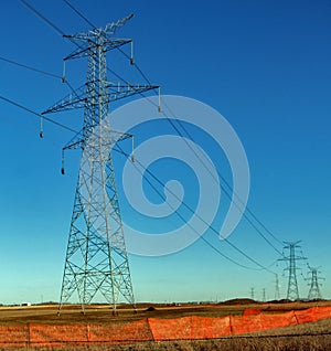 Electrical Towers and High Tension Cables