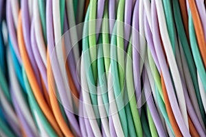 Electrical Twisted Multicolored Cable Wire