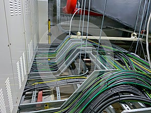 Electrical wire or Lan network wiring