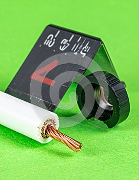 Electrical Wire Stripper Tool with Copper Cable