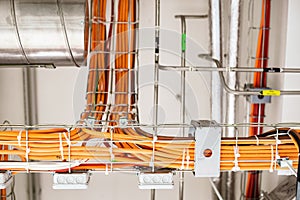 Electrical wiring in a modern building