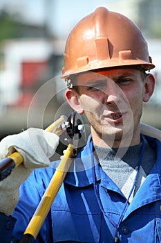 Electrical worker