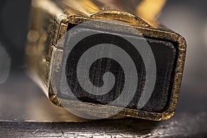 Electrically conductive graphite brush of a motor